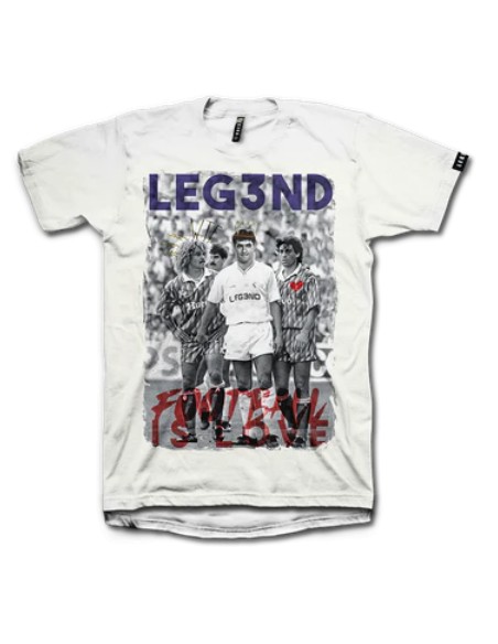 CAMISETA UNISEX  LEG3ND LOVE COLOR BLANCA