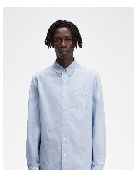 CAMISA CHICO FRED PERRY COLOR CELESTE