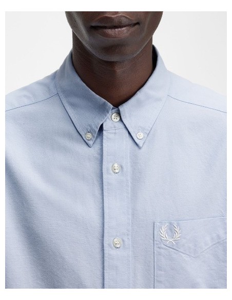 CAMISA CHICO FRED PERRY COLOR CELESTE