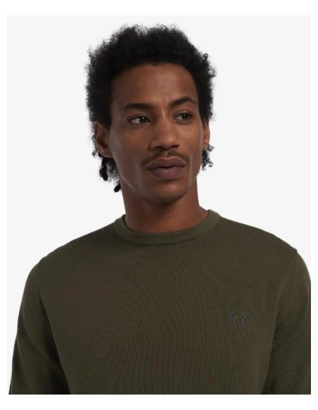 JERSEY CHICO CUELLO CAJA FRED PERRY COLOR VERDE
