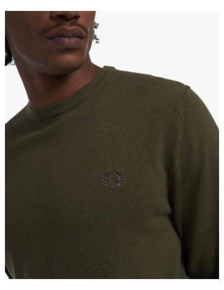 JERSEY CHICO CUELLO CAJA FRED PERRY COLOR VERDE