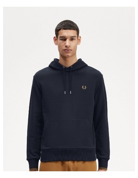 SUDADERA CHICO FREED PERRY COLOR MARINO