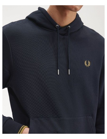 SUDADERA CHICO FREED PERRY COLOR MARINO