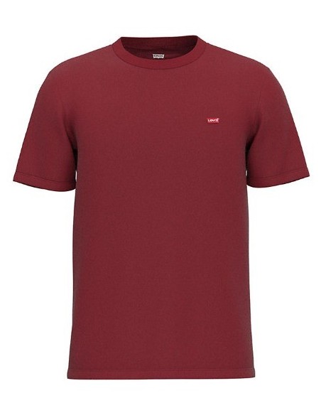 CAMISETA CHICO LEVIS COLOR BURDEOS
