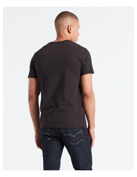 CAMISETA CHICO LEVIS COLOR NEGRA