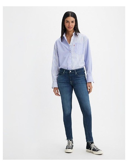 PANTALON CHICA LEVIS 711 SKINNY LAVADO MEDIO