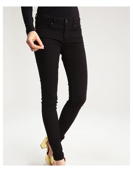 PANTALON CHICA LEVIS  711 COLOR NEGRO