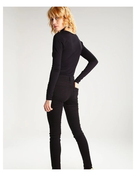 PANTALON CHICA LEVIS  711 COLOR NEGRO