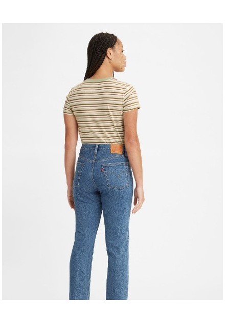 PANTALON CHICA LEVIS 501 LAVADO MEDIO