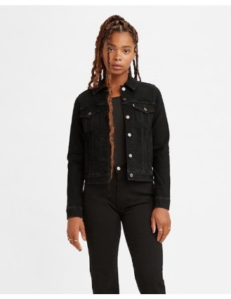 CAZADORA CHICA LEVIS COLOR NEGRA