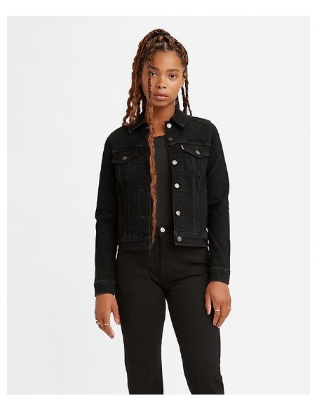 CAZADORA CHICA LEVIS COLOR NEGRA