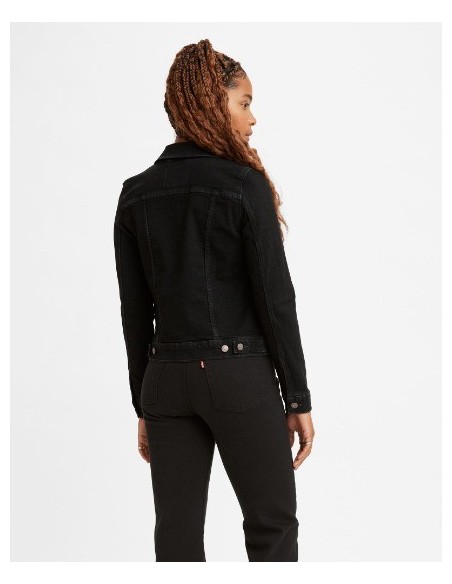 CAZADORA CHICA LEVIS COLOR NEGRA