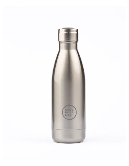 BOTELLA 350ML METALLIC SILVER