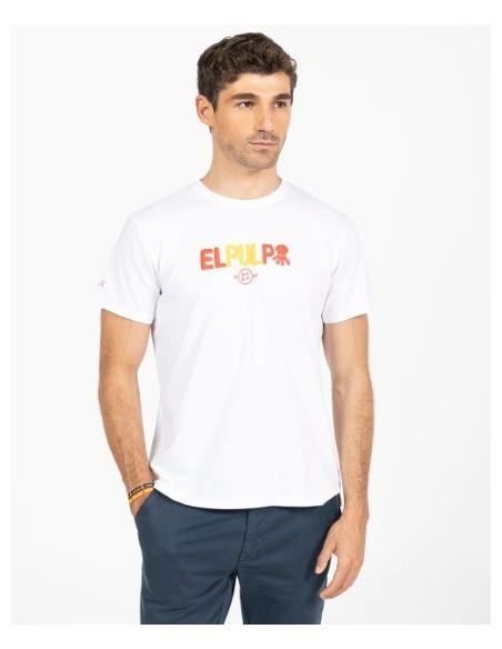 CAMISETA CHICO EL PIULPO COLOR BLANCA