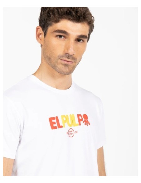 CAMISETA CHICO EL PIULPO COLOR BLANCA