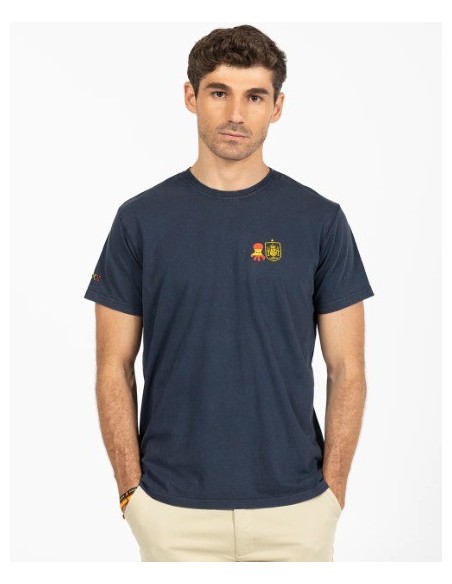 CAMISETA CHICO EL PULPO R.F.E.F COLOR MARINO