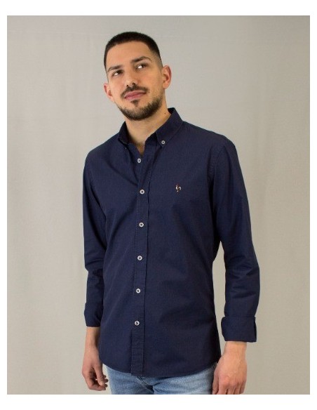 CAMISA CHICO PATADEGAYO LISA COLOR  MARINO