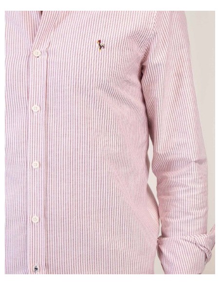 CAMISA CHICO PATADEGAYO LISTAS  COLOR ROJA