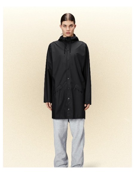 CORTAVIENTOS UNISEX RAINS COLOR NEGRO