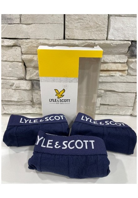 BOXER CHICO LYLE & SCOTT COLOR MARINO