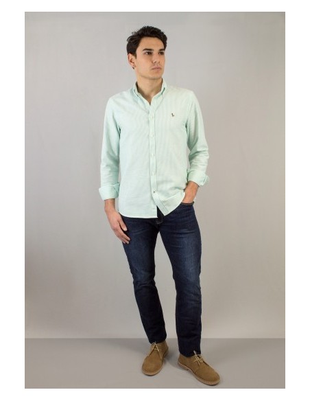 CAMISA CHICO PATADEGAYO LISTAS COLOR VERDE