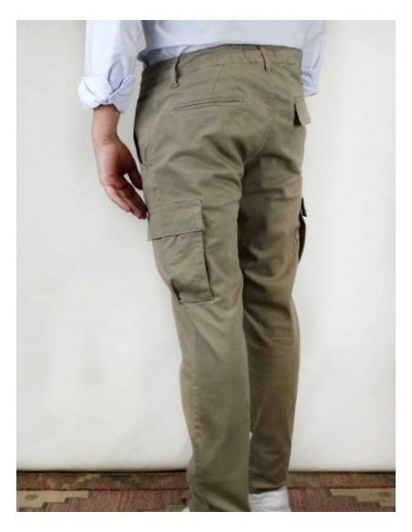 PANTALON CHICO CARGO PATADEGAYO COLOR TOSTADO
