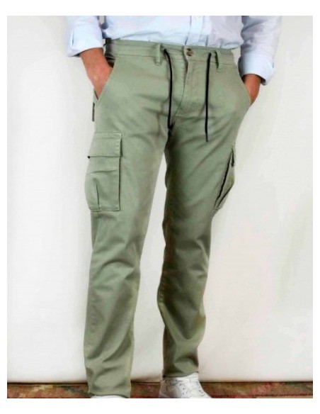 PANTALON CHICO CARGO PATADEGAYO COLOR VERDE