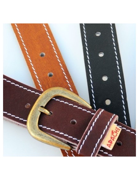 CINTURON UNISEX APACHE COLOR BURDEOS