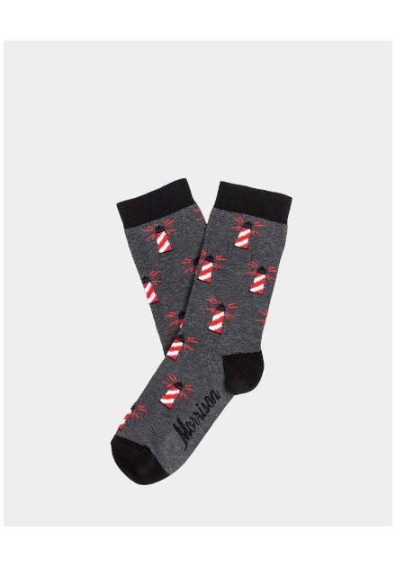 CALCETINES UNISEX MOPRRISON COLOR GRIS