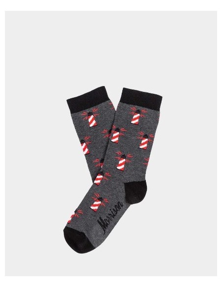 CALCETINES UNISEX MOPRRISON COLOR GRIS