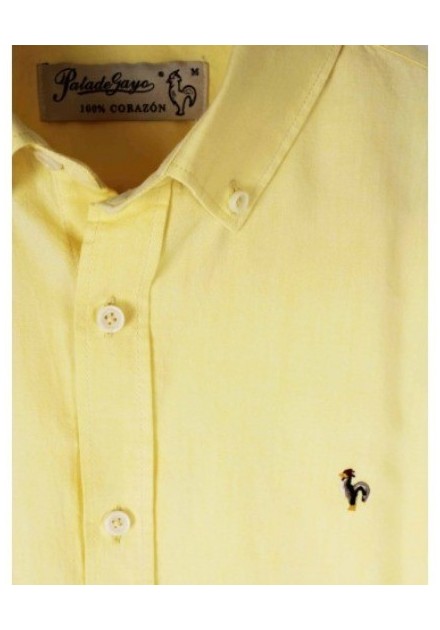 CAMISA CHICO PATADEGAYO LISA COLOR AMARILLO