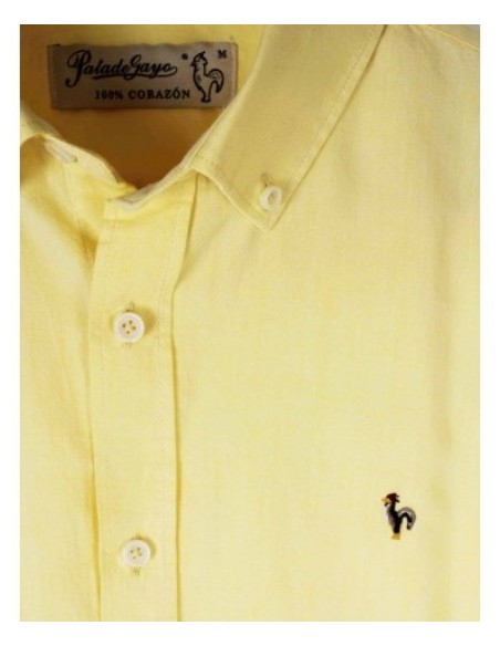 CAMISA CHICO PATADEGAYO LISA COLOR AMARILLO