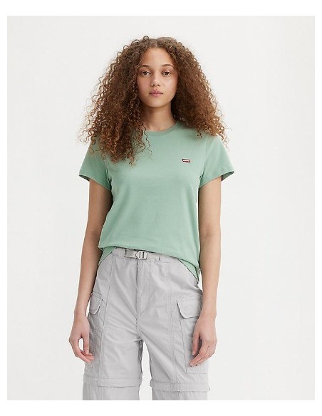 CAMISETA CHICA LEVIS COLOR VERDE AGUA