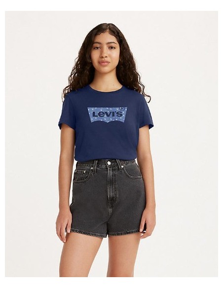 CAMISETA CHICA LEVIS COLOR MARINO