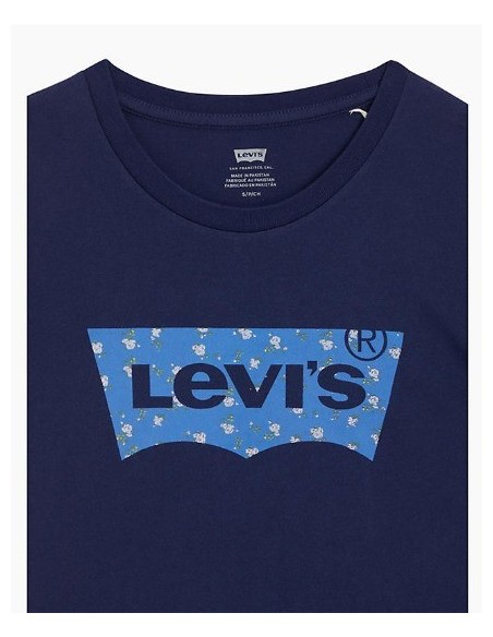 CAMISETA CHICA LEVIS COLOR MARINO