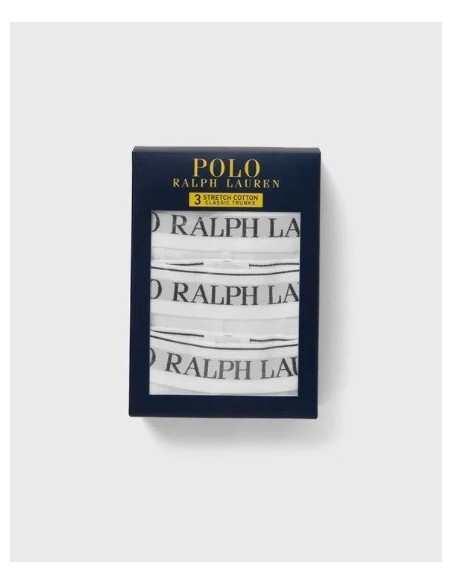 BOXER CHICO RALPH LAUREN PACK DE 3 COLOR BLANCO