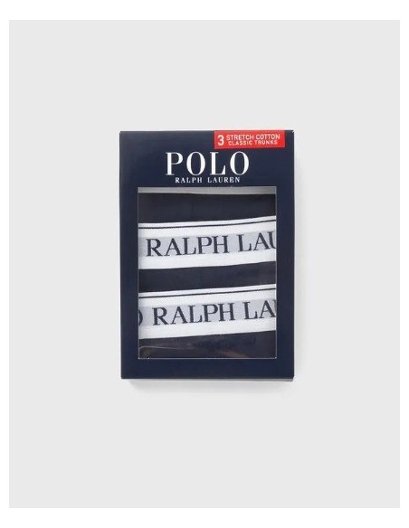 BOXER CHICO RALPH LAUREN PACK DE 3 COLOR MARINO