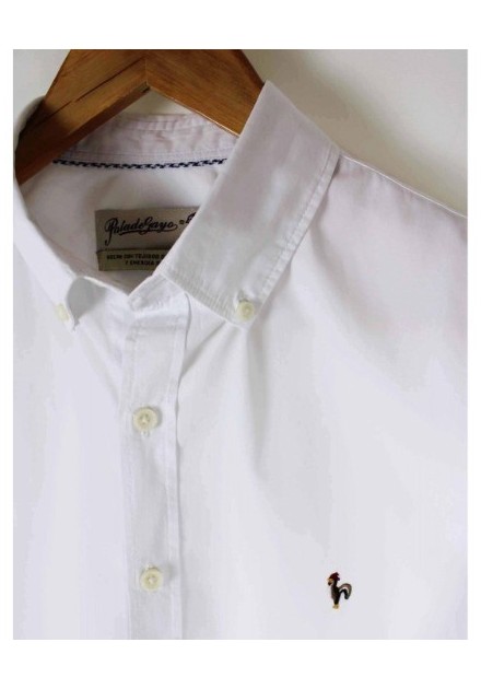CAMISA CHICO PATADEGAYO LISA COLOR BLANCA