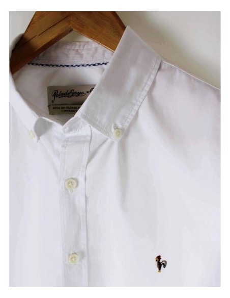 CAMISA CHICO PATADEGAYO LISA COLOR BLANCA