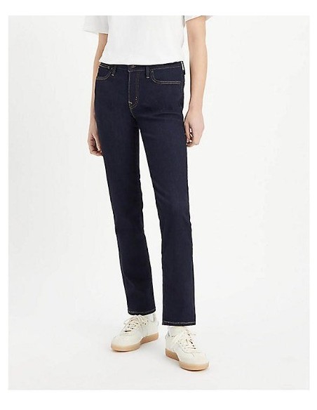 PANTALON CHICA LEVIS 712  SLIM COLOR OSCURO