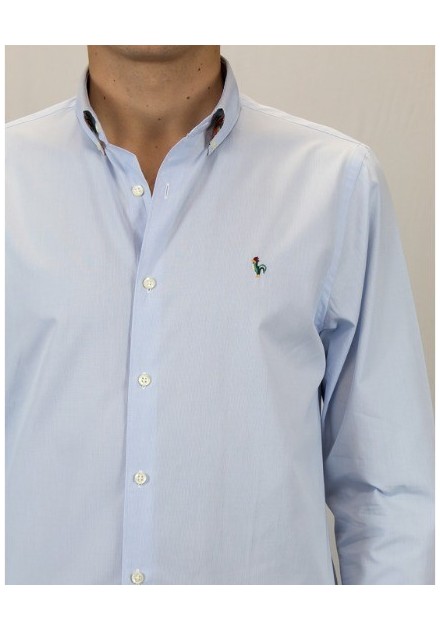 CAMISA CHICO PATADEGAYO LISA COLOR CELESTE