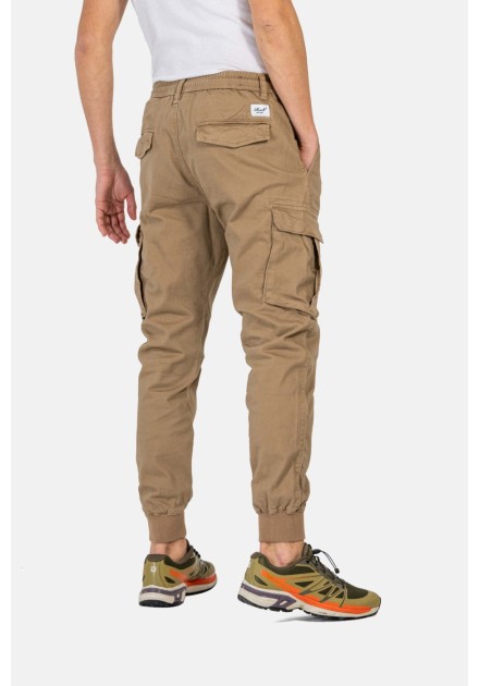 PANTALON CHICO CARGO REELL COLOR SAND