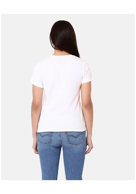 CAMISETA CHICA LEVIS COLOR BLANCA