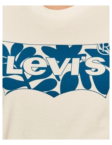 CAMISETA CHICA  LEVIS COLOR BLANCO
