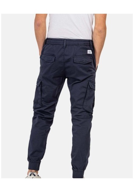PANTALON CHICO RIB CARGO COLOR MARINO