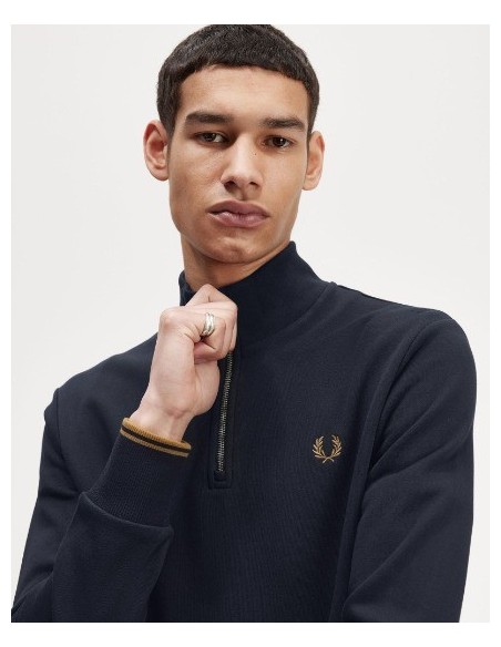 SUDADERA CHICO FRED PERRY COLOR MARINO