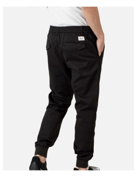PANTALON CHICO REELL  AJUSTE ACANALADO COLOR BLACK