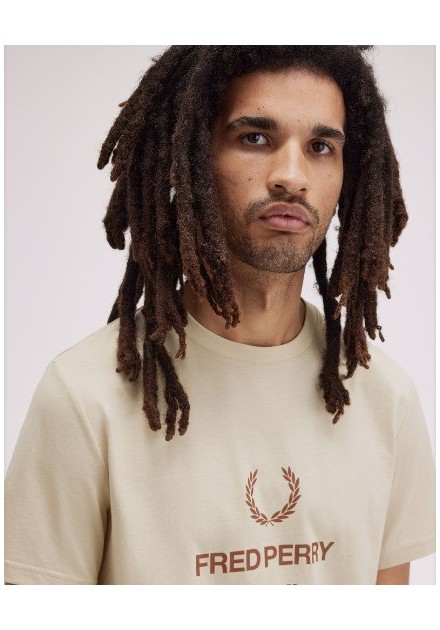 CAMISETA CHICO FRED PERRY COLOR BEIG