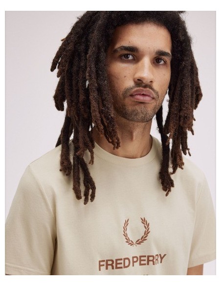 CAMISETA CHICO FRED PERRY COLOR BEIG