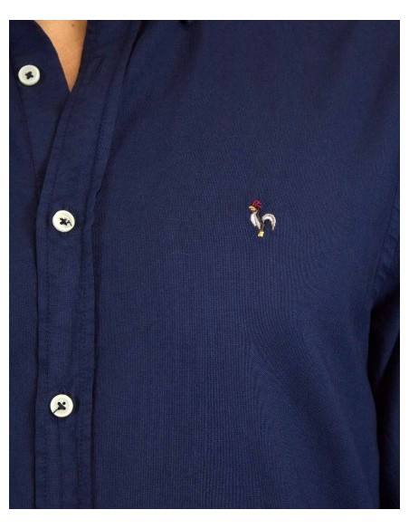 CAMISA CHICO PATADEGAYO LISA COLOR AZUL MARINO